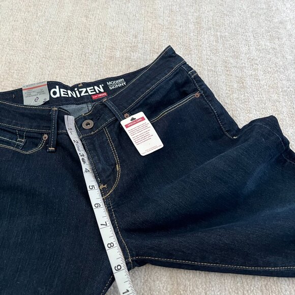 NWT Levi’s Denizen Blue Modern Skinny Jeans 4 Short - Picture 7 of 11